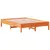 Produktbild 2 för Sängram vaxad brun 140x190 cm massiv furu