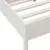 Produktbild 7 för Sängram med huvudgavel vit 140x190 cm massiv furu