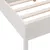 Produktbild 7 för Sängram med huvudgavel vit 120x190 cm massiv furu