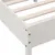 Produktbild 7 för Sängram med huvudgavel vit 90x190 cm massiv furu