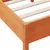 Produktbild 7 för Sängram med huvudgavel vaxbrun 75x190 cm massiv furu
