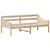 Produktbild 3 för Dagbädd 75x190 cm massivt furu