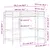 Produktbild 10 för Våningssäng med skrivbord vaxbrun 90x200 cm massiv furu