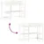 Produktbild 7 för Våningssäng med skrivbord vit 90x190 cm massiv furu