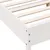 Produktbild 7 för Sängram med huvudgavel vit 160x200 cm massiv furu
