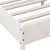 Produktbild 7 för Sängram med huvudgavel vit 180x200 cm massiv furu