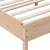 Produktbild 7 för Sängram med huvudgavel 200x200 cm massiv furu