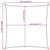 Produktbild 10 för Solsegel sandfärgat 6x6 m 100% polyesteroxford