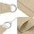 Produktbild 6 för Solsegel beige 7x5x5 m 100% polyesteroxford