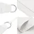 Produktbild 6 för Solsegel vit 2x2x2 m 100% polyesteroxford