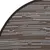 Produktbild 4 för Utomhusmatta brun Ø120 cm PP