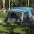 Produktbild 3 för Campingtält med veranda 4 personer blå vattentätt