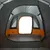 Produktbild 9 för Campingtält tunnel 3 personer grå och orange vattentätt