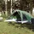 Produktbild 4 för Campingtält 4 personer grön vattentätt