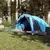 Produktbild 4 för Campingtält 4 personer blå vattentätt