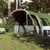 Produktbild 3 för Campingtält tunnel 8 personer grön vattentätt