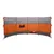 Produktbild 4 för Vindskydd orange 366x152x152 cm vattentät