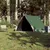 Produktbild 4 för Campingtält A-ram 2 personer grön vattentätt