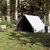 Produktbild 4 för Campingtält A-ram 2 personer vit mörkläggningstyg vattentätt
