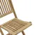 Produktbild 9 för Hopfällbara trädgårdsstolar 4 st 57x49x90 cm massivt akaciaträ