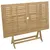 Produktbild 7 för Hopfällbart trädgårdsbord 120x70x75 cm massivt akaciaträ