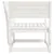 Produktbild 5 för Trädgårdsstol vit 83x73x78 cm massiv furu