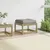 Produktbild 3 för Fotpall med dyna för trädgården 63,5x63,5x38cm impregnerad furu
