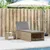 Produktbild 3 för Solsängar 2 st med bord beige konstrotting