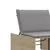 Produktbild 10 för Solsängar 2 st med bord beige konstrotting