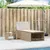 Produktbild 3 för Solsängar 2 st med bord beige konstrotting
