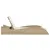 Produktbild 5 för Solsäng med dyna beige 60x205x73 cm konstrotting