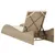 Produktbild 6 för Solsäng med dyna beige 60x205x73 cm konstrotting