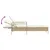 Produktbild 7 för Solsäng med dyna beige 63x200x81 cm konstrotting