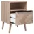 Produktbild 4 för Finori Sängbord Lusk 61A sonoma-ek 80x38,5x88 cm
