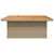 Produktbild 6 för Trädgårdsbord beige 110x110x71 cm konstrotting och akaciaträ