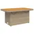 Produktbild 7 för Trädgårdsbord beige 90x55x71 cm konstrotting och akaciaträ