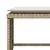 Produktbild 10 för Trädgårdsfåtölj med fotpall beige konstrotting