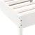 Produktbild 7 för Sängram vit 100x200 cm massiv furu