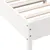 Produktbild 7 för Sängram vit 90x200 cm massiv furu