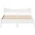 Produktbild 4 för Sängram vit 140x190 cm massiv furu