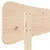 Produktbild 7 för Huvudgavel 120 cm massiv furu