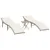 Produktbild 2 för Solsängar 2 st med bord beige konstrotting
