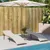 Produktbild 3 för Solsängar 2 st med bord beige konstrotting