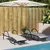 Produktbild 3 för Solsäng med dyna brun 60x199x42 cm konstrotting