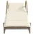 Produktbild 5 för Solsängar 2 st med bord beige konstrotting