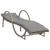 Produktbild 4 för Solsängar 2 st med bord beige konstrotting