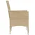 Produktbild 6 för Trädgårdsstolar med dynor 2 st beige konstrotting