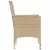 Produktbild 6 för Trädgårdsstolar med dynor 2 st beige konstrotting