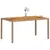 Produktbild 4 för Trädgårdsbord beige 150x90x75 cm konstrotting akaciaträ