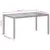 Produktbild 11 för Trädgårdsbord beige 150x90x75 cm konstrotting akaciaträ